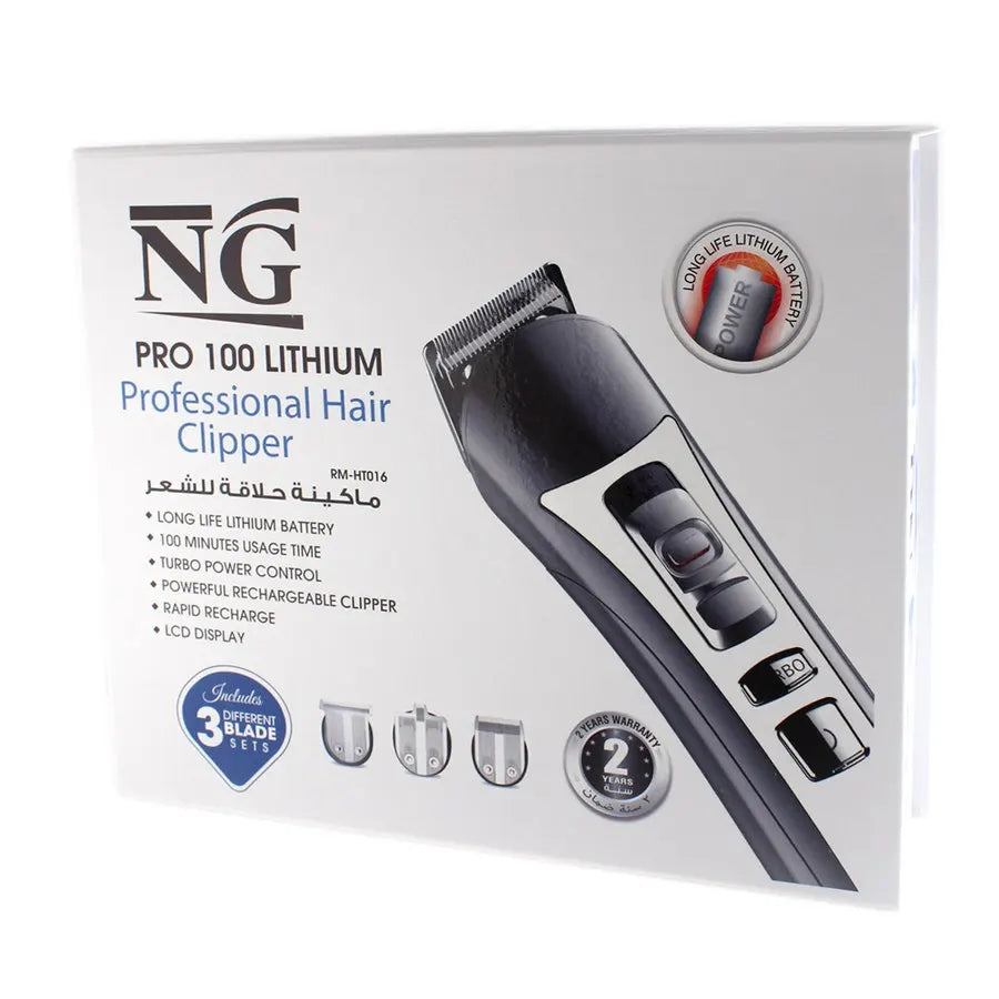 ماكينة حلاقة الشعر برو ليثيوم من ان جي NG PRO 100 LITHIUM