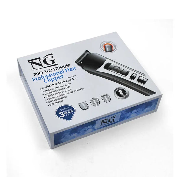 ماكينة حلاقة الشعر برو ليثيوم من ان جي NG PRO 100 LITHIUM
