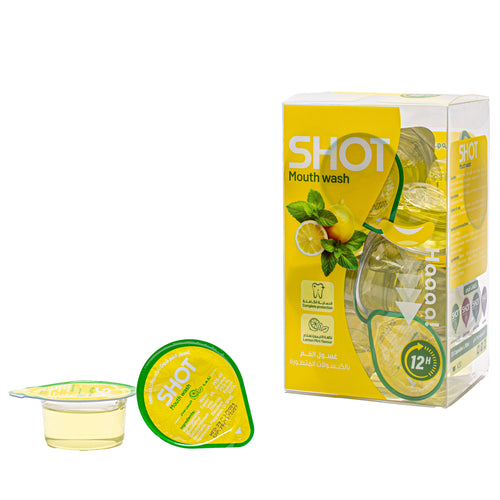 SHOT Mouth Wash Capsules with Lemon and Mint Flavor - 20 Capsules