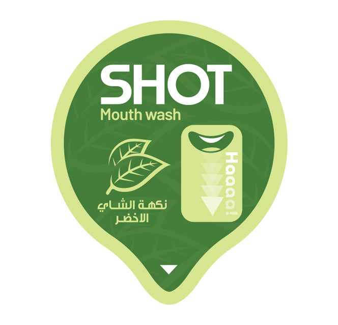 SHOT Mouth Wash Capsules Green Tea Flavour – 20 Capsules 15 ml