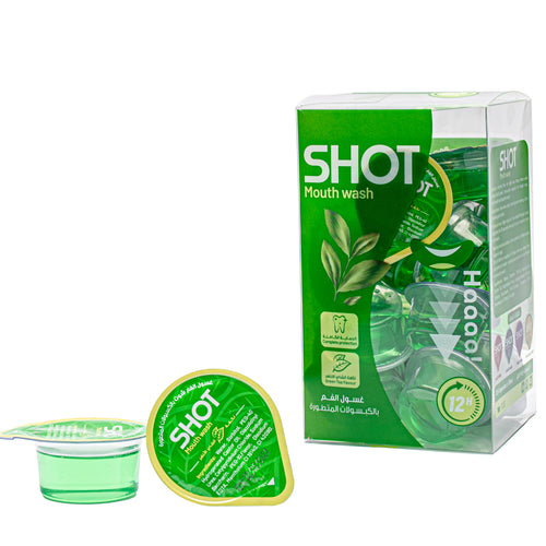 SHOT Mouth Wash Capsules Green Tea Flavour – 20 Capsules 15 ml