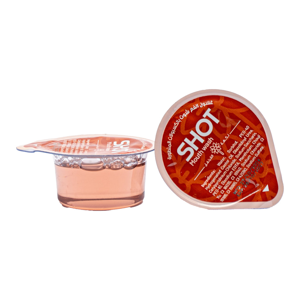 SHOT Mouth Wash Capsules with Clove Flavor – 20 Capsules, 15 ml Each